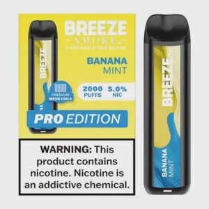 Breeze 2000 Puffs banana mint Breeze 2000 Puffs banana mint