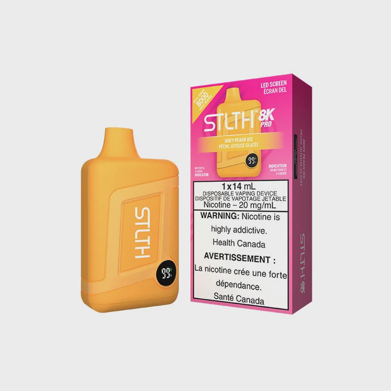 STLTH 8K PRO juicy peach Ice STLTH 8K PRO juicy peach Ice