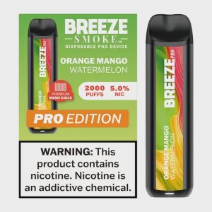 Breeze 2000 Puffs orange mango watermelon Breeze 2000 Puffs orange mango watermelon