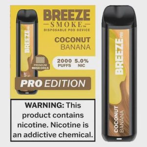 Breeze 2000 Puffs banana coconut Breeze 2000 Puffs banana coconut